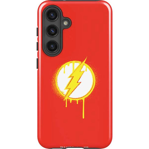 DC Comics The Flash Emblem Drip Galaxy S25 Impact Case