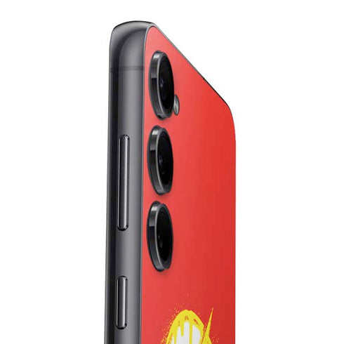 DC Comics The Flash Emblem Drip Galaxy S25 Plus Skin