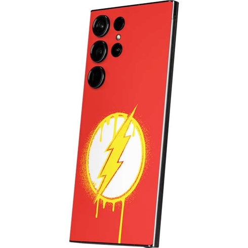 DC Comics The Flash Emblem Drip Galaxy S25 Ultra Skin