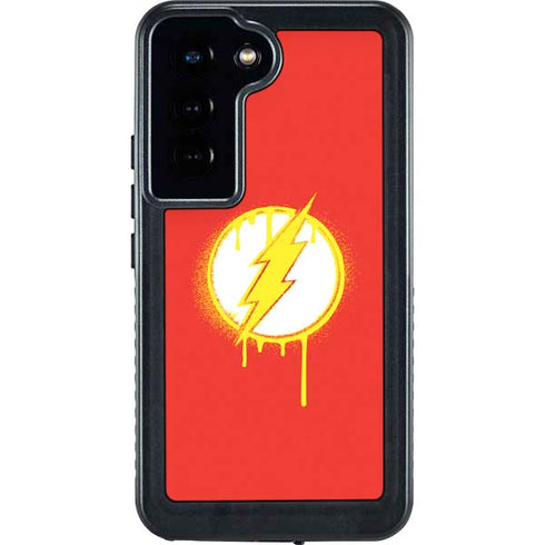 DC Comics The Flash Emblem Drip Galaxy S24 Waterproof Case