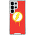 DC Comics The Flash Emblem Drip Galaxy S25 Ultra Clear Case