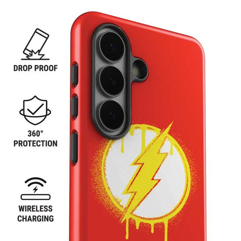 DC Comics The Flash Emblem Drip Galaxy S26 Impact Case
