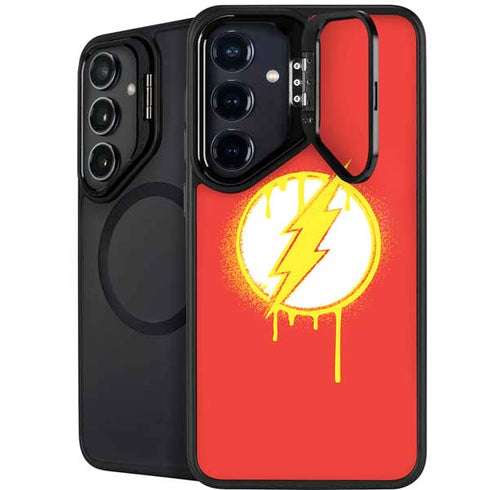 DC Comics The Flash Emblem Drip Galaxy S26 Kickstand Case