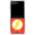 DC Comics The Flash Emblem Drip Galaxy Z Flip7 Clear Case