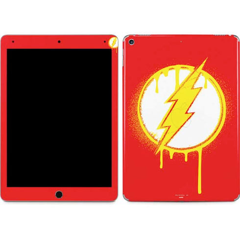 DC Comics The Flash Emblem Drip iPad Skins