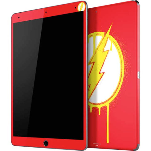 DC Comics The Flash Emblem Drip iPad Skins