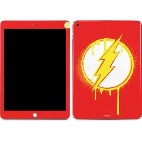 DC Comics The Flash Emblem Drip Apple iPad Skin