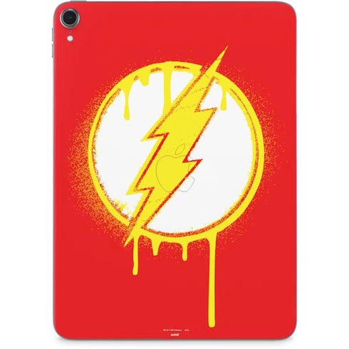 DC Comics The Flash Emblem Drip Apple iPad Pro Skin