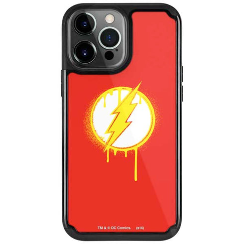 DC Comics The Flash Emblem Drip iPhone Cases
