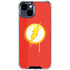 DC Comics The Flash Emblem Drip iPhone 15 Clear Case