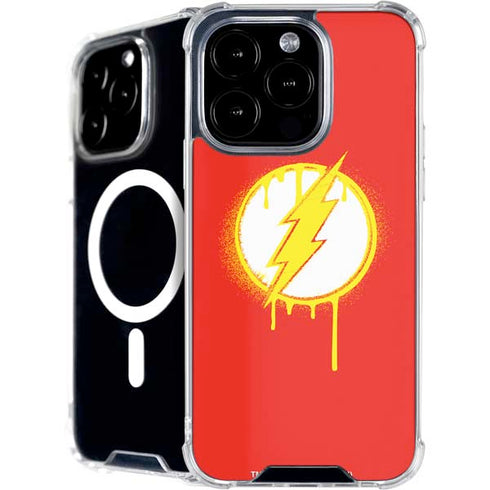 DC Comics The Flash Emblem Drip iPhone 16 Pro MagSafe Case