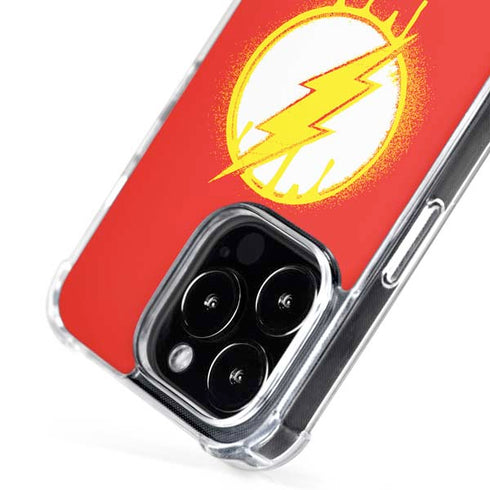 DC Comics The Flash Emblem Drip iPhone 16 Pro MagSafe Case