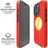 DC Comics The Flash Emblem Drip iPhone 16 Pro Magsafe Impact Case