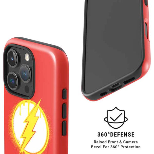 DC Comics The Flash Emblem Drip iPhone 16 Pro Max Magsafe Impact Case