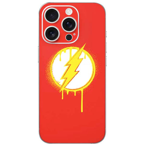 DC Comics The Flash Emblem Drip iPhone 16 Pro Skin