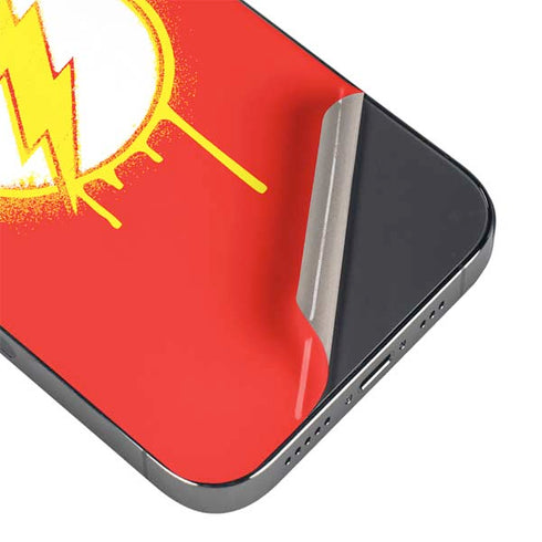 DC Comics The Flash Emblem Drip iPhone 16 Pro Skin