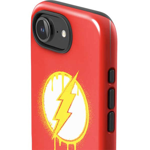 DC Comics The Flash Emblem Drip iPhone 16e Impact Case