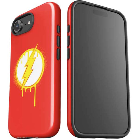 DC Comics The Flash Emblem Drip iPhone 16e Impact Case