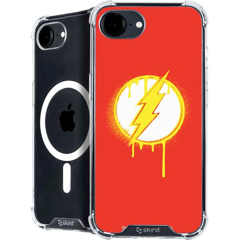 DC Comics The Flash Emblem Drip iPhone 16e MagSafe Case