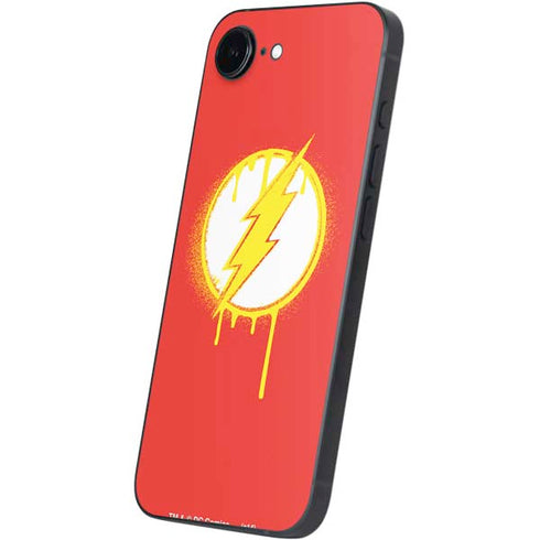 DC Comics The Flash Emblem Drip iPhone 16e Skin
