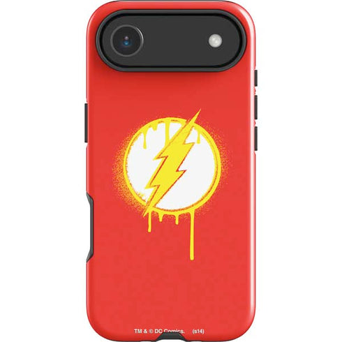 DC Comics The Flash Emblem Drip iPhone 17 Air Impact Case
