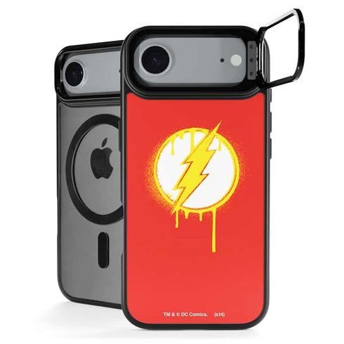 DC Comics The Flash Emblem Drip iPhone 17 Air Kickstand Case