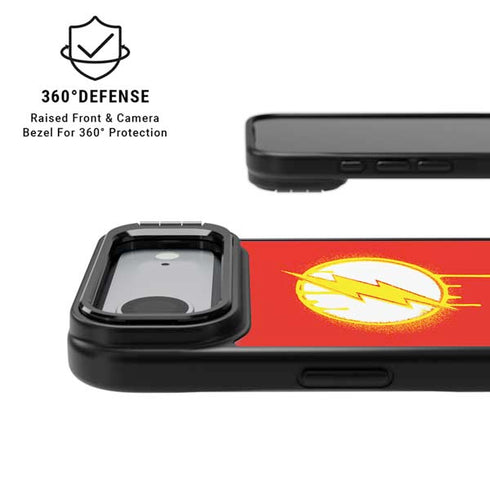 DC Comics The Flash Emblem Drip iPhone 17 Air Kickstand Case