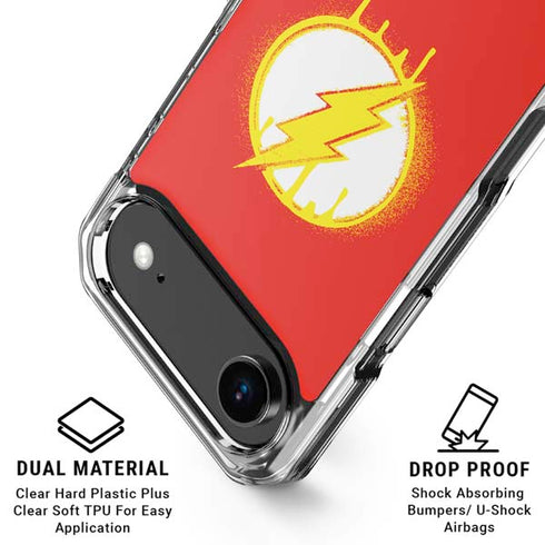 DC Comics The Flash Emblem Drip iPhone 17 Air MagSafe Case