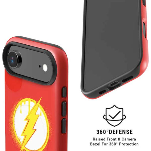 DC Comics The Flash Emblem Drip iPhone 17 Air Magsafe Impact Case