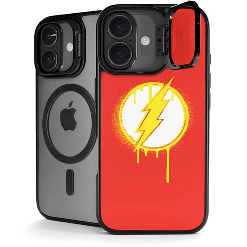 DC Comics The Flash Emblem Drip iPhone 17 Kickstand Case