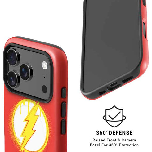 DC Comics The Flash Emblem Drip iPhone 17 Pro Magsafe Impact Case