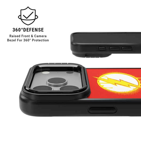 DC Comics The Flash Emblem Drip iPhone 17 Pro Max Kickstand Case