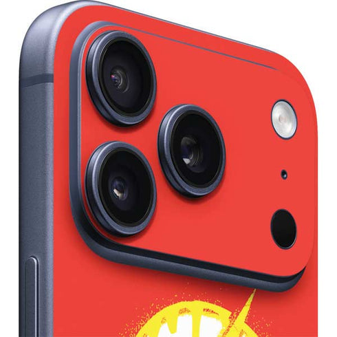 DC Comics The Flash Emblem Drip iPhone 17 Pro Skin