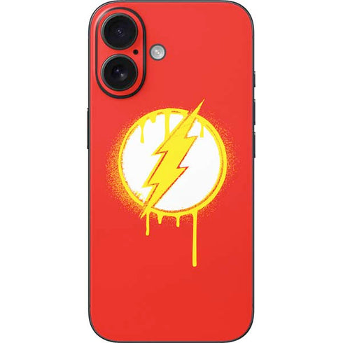 DC Comics The Flash Emblem Drip iPhone 17 Skin