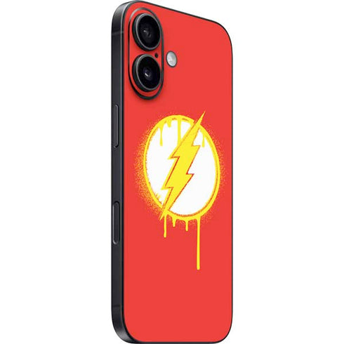 DC Comics The Flash Emblem Drip iPhone 17 Skin