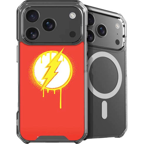 DC Comics The Flash Emblem Drip iPhone 18 Pro MagSafe Case