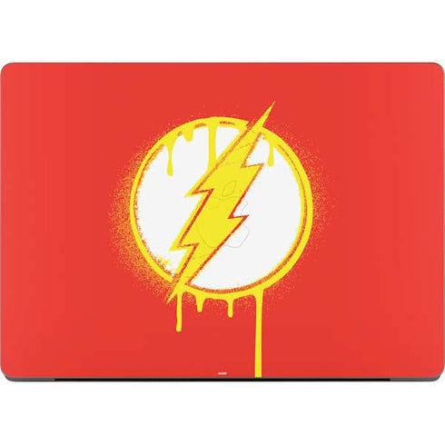 DC Comics The Flash Emblem Drip Apple MacBook Pro 14-inch Skin