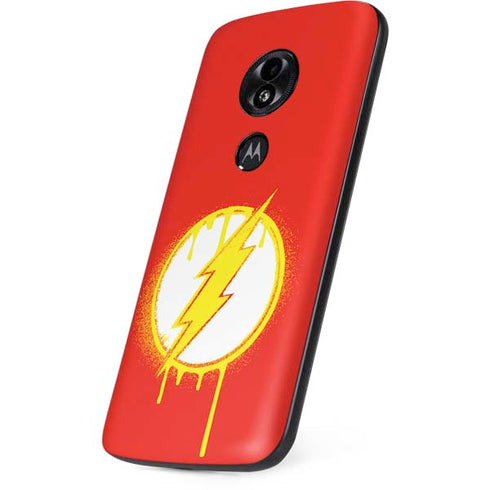 DC Comics The Flash Emblem Drip Moto E5 Play Skin