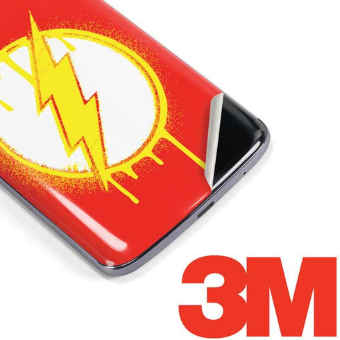 DC Comics The Flash Emblem Drip Moto E5 Plus Skin