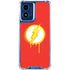 DC Comics The Flash Emblem Drip Moto G 5G (2024) Clear Case