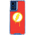 DC Comics The Flash Emblem Drip Moto G Play 4G (2024) Clear Case