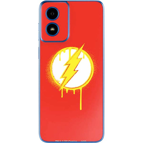 DC Comics The Flash Emblem Drip Moto G Play 4G (2024) Skin
