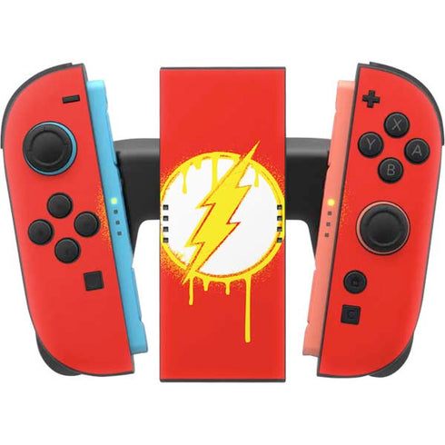 DC Comics The Flash Emblem Drip Nintendo Switch 2 (2025) Joy-Con Controller Skin