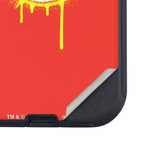 DC Comics The Flash Emblem Drip Otterbox Defender iPhone Skin
