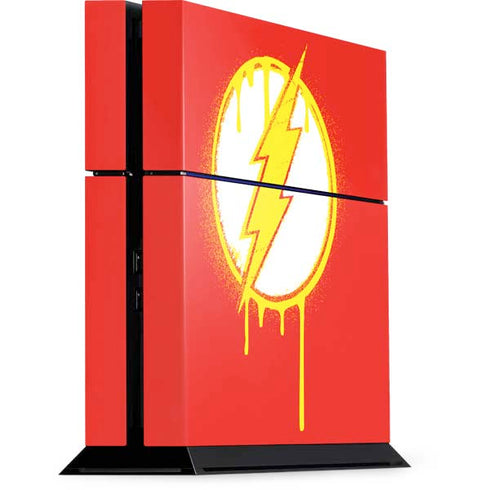DC Comics The Flash Emblem Drip PlayStation PS4 Skins