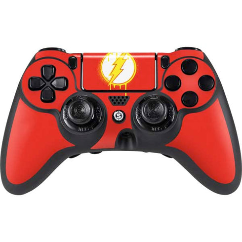 DC Comics The Flash Emblem Drip PlayStation PS4 Skins