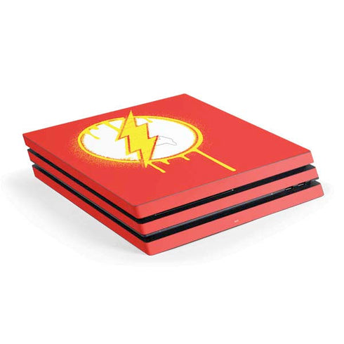 DC Comics The Flash Emblem Drip PlayStation PS4 Skins