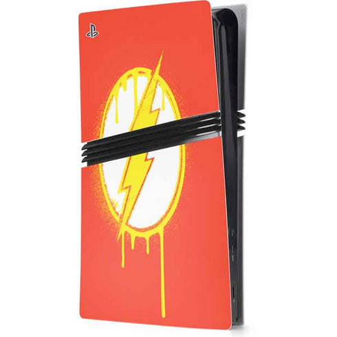 DC Comics The Flash Emblem Drip PlayStation PS5 Skins