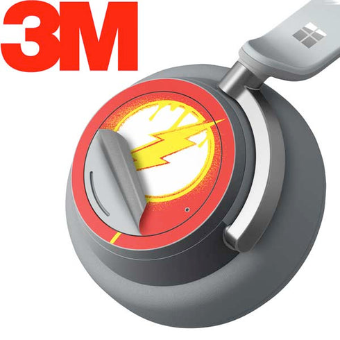 DC Comics The Flash Emblem Drip Surface Headphones Skin