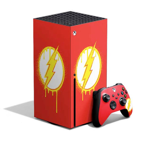 DC Comics The Flash Emblem Drip Xbox Series X Skins